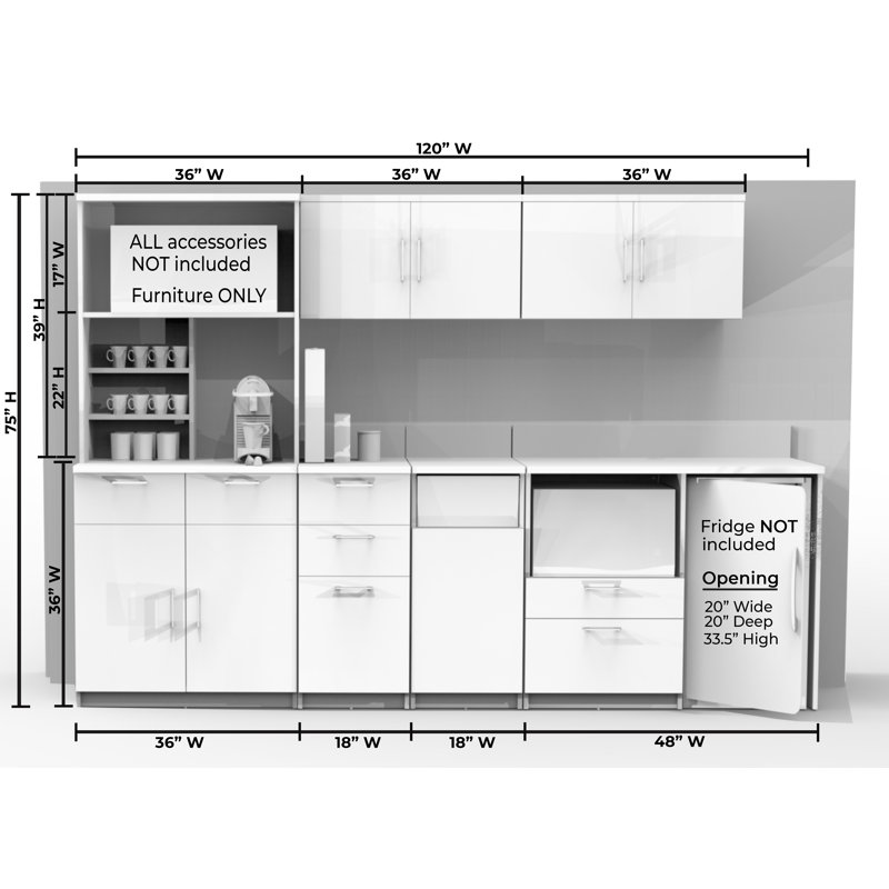 Breaktime Buffet Sideboard Kitchen Break Room Lunch Coffee